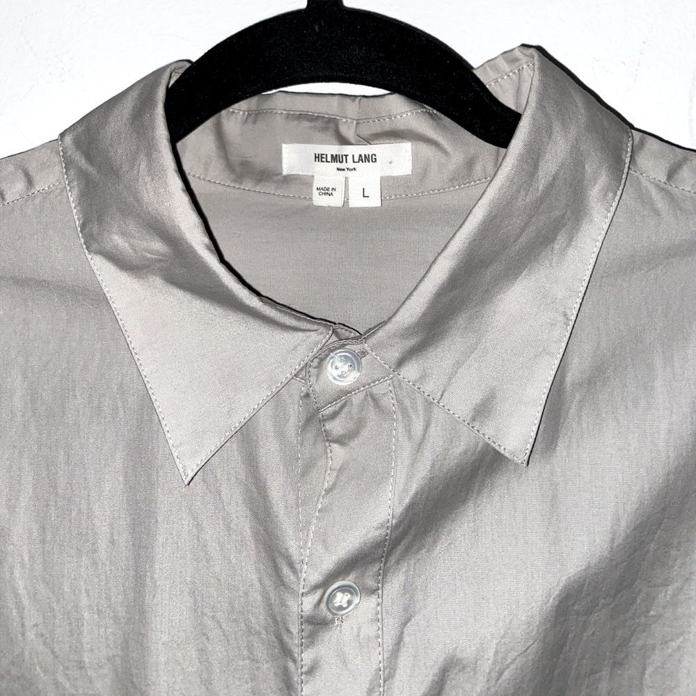 Helmut Lang Button Down Casual Dress Shirt L - Picture 3 of 10